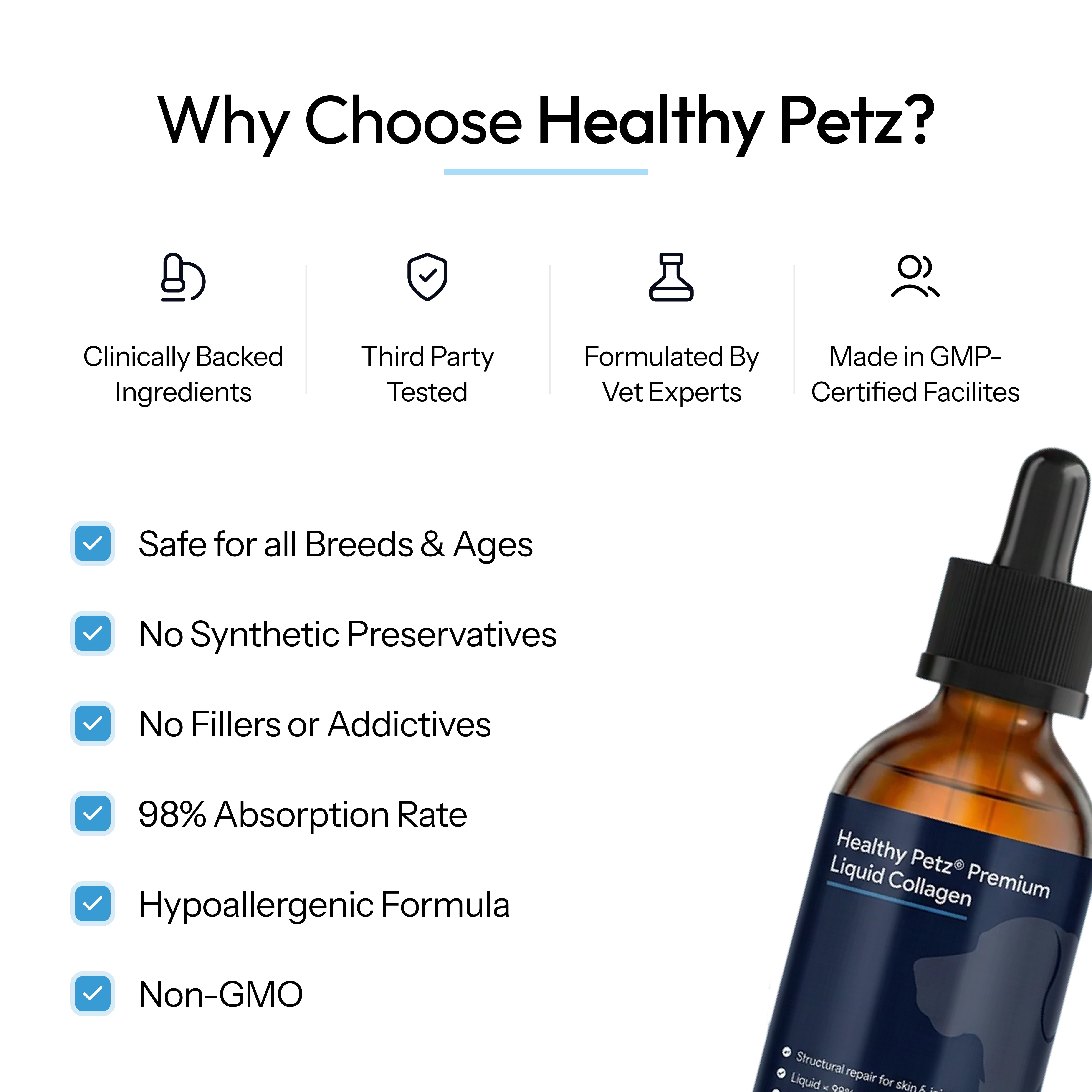 Healthy Petz Premium Liquid Collagen