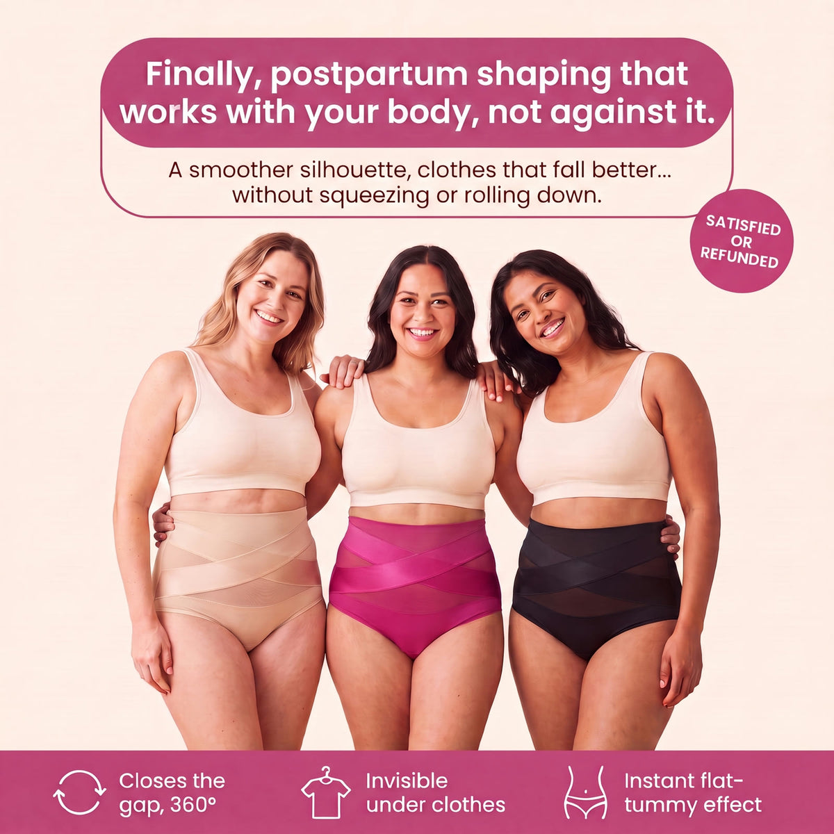 High-Waisted Postpartum Shaping Underwear