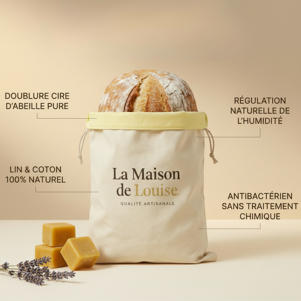 La Bolsa Evolya (30 x 40 cm) — Tu pan fresco después de 5 días