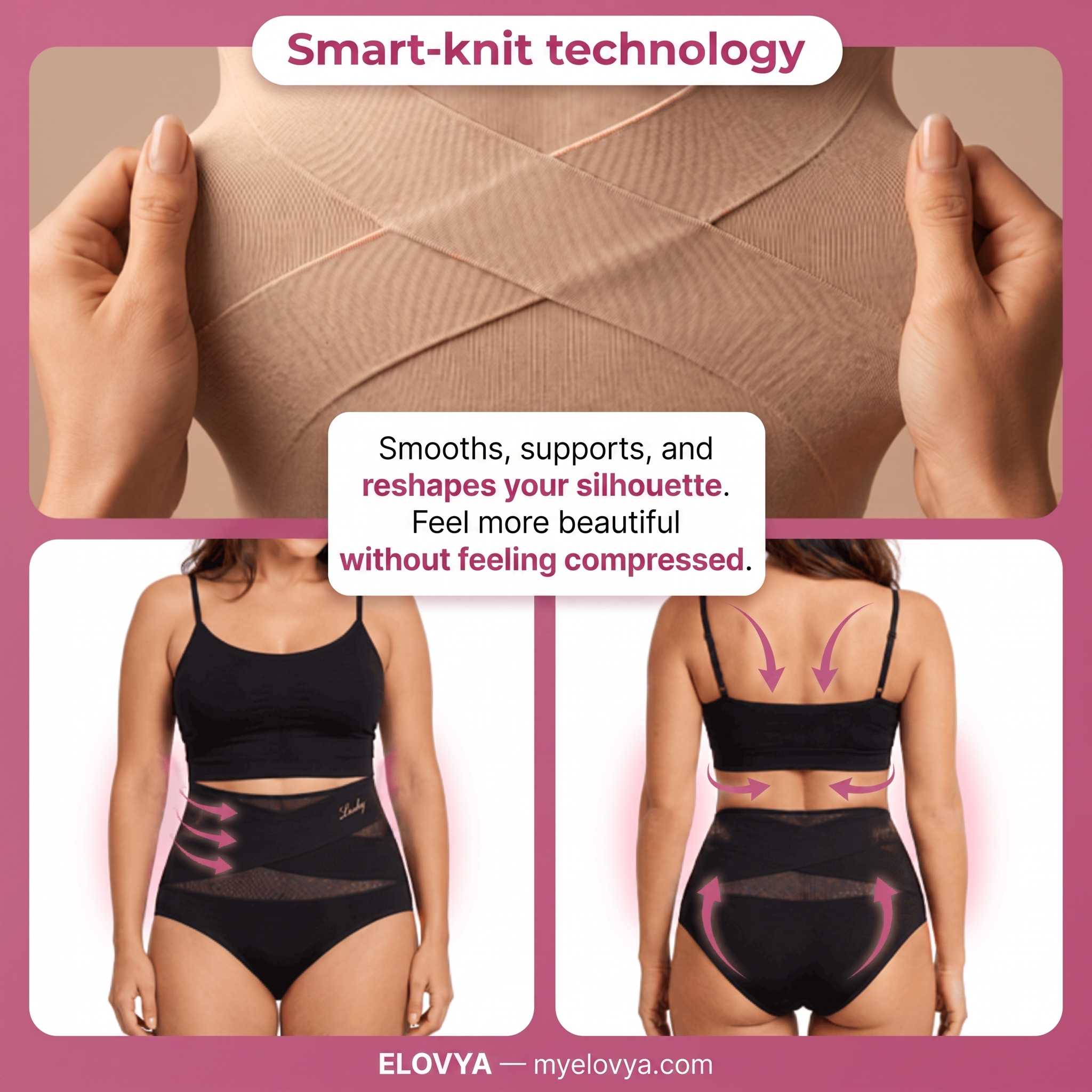 High-Waisted Shaping Brief – Seamless Tummy Control