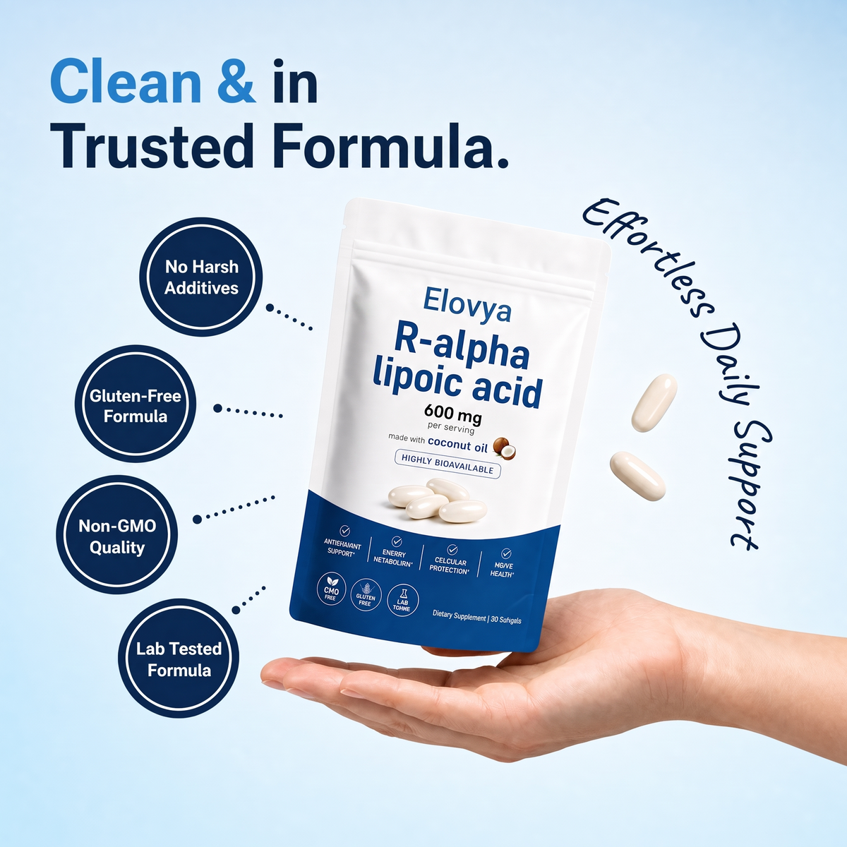 Elovya R-Alpha Lipoic Acid 600mg