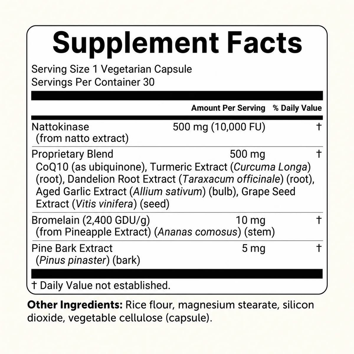Supplement Facts