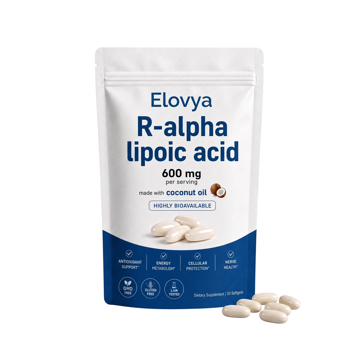 Elovya R-Alpha Lipoic Acid 600mg